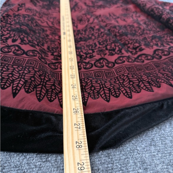 MSK Black and Pink Vintage Gothic Fairy A-Line Skirt - Picture 2 of 5